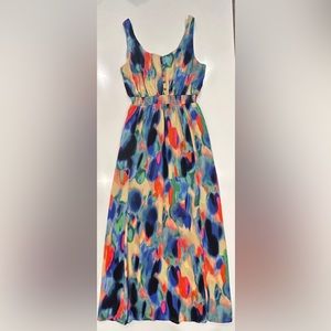 Multicolored Anthropology Maxi Dress Size 6